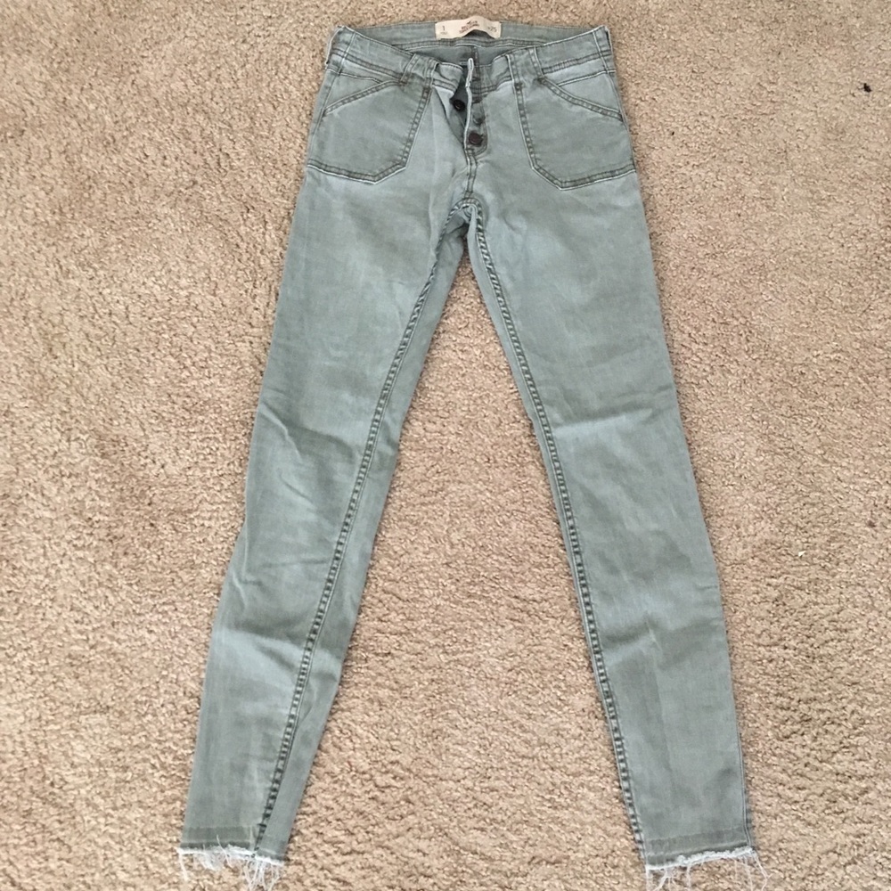 Hollister Super Skinny Jeans - Light Green - 25 1